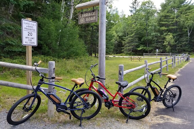 Guided Ebike Tour of Acadia National Park Carriage Roads - Bubble Pond and the serene forest section back to Hulls Cove