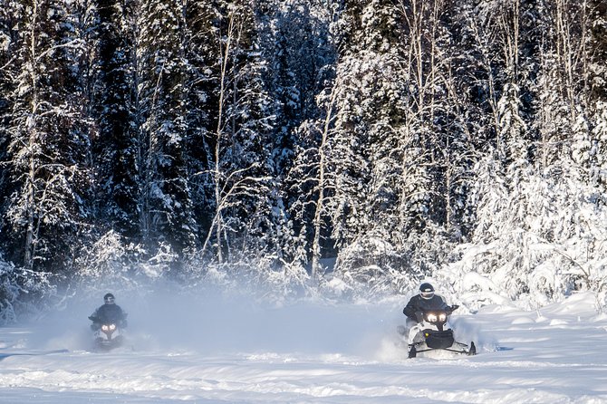 Guided Fairbanks Snowmobile Tour - Safety Brief, Practice Riding, and Learning the Controls Fast