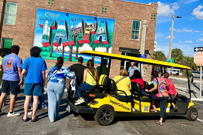 Guided Tampa Sightseeing Tour in a Deluxe Street Legal Golf Cart - Sparkman Wharf and the Channel District: waterfront food energy