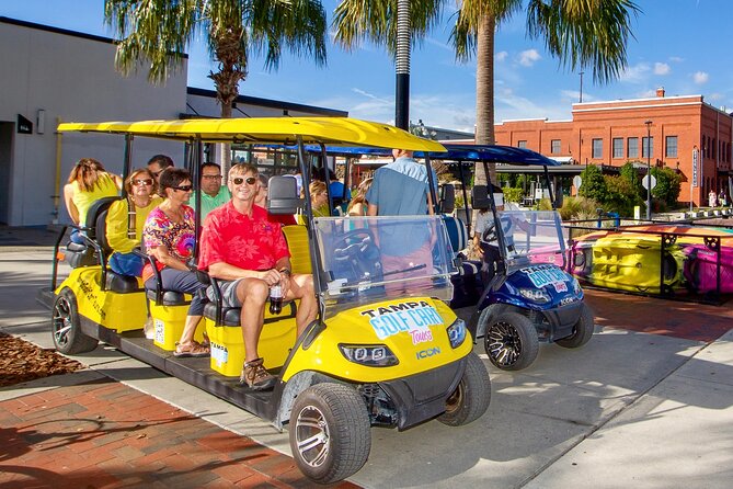 Guided Tampa Sightseeing Tour in a Deluxe Street Legal Golf Cart - Ybor City in motion: culture, cobblestones, and cigar-scent history