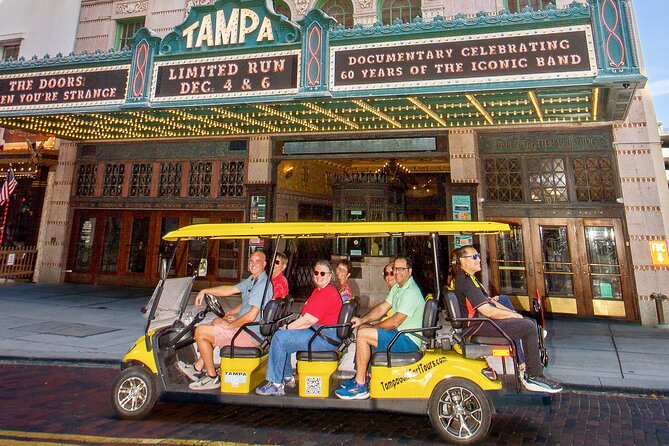Guided Tampa Sightseeing Tour in a Deluxe Street Legal Golf Cart - Tampa Heights and the Riverwalk: culture stops that fit two hours
