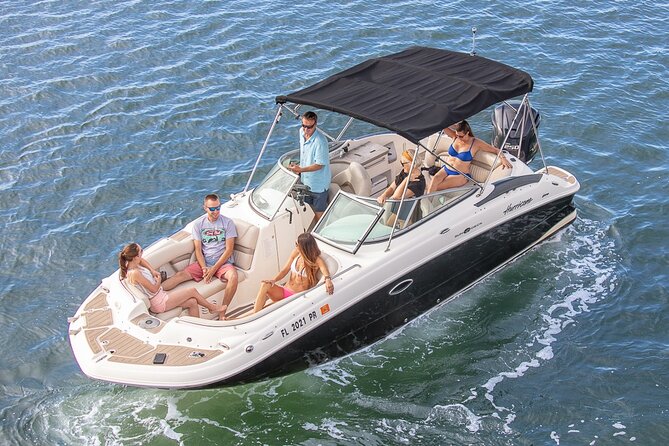 Half-Day Private Boating On Black Hurricane - Clearwater Beach - Right Choice Marine check-in: safety briefing, cooler setup, and wildlife scanning