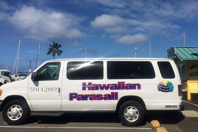 Hawaiian Parasail Since 1977 - The flight itself: a short soar over Oahu’s shoreline