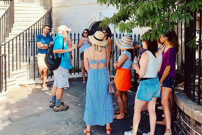 Historic Charleston Guided Sightseeing Walking Tour - Rainbow Row and the South of Broad homes you can read like a map
