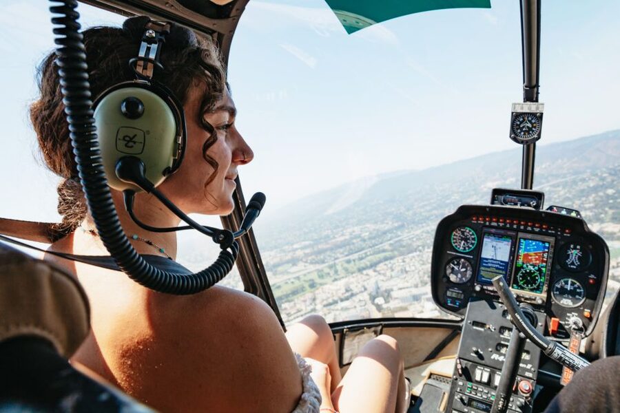 Hollywood & Beverly Hills Celebrity Helicopter Tour - Pilot Commentary, Headsets, and the Small-Group Feel