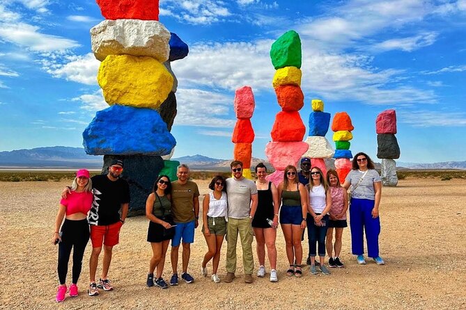 Hoover Dam Walk-On-Top Tour w/ Seven Magic Mountains & Vegas Sign - A smooth morning routine from Las Vegas to Hoover Dam