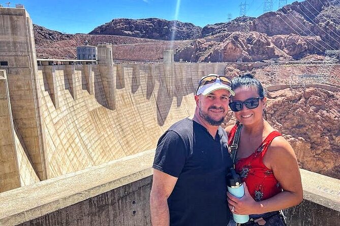 Hoover Dam Walk-On-Top Tour w/ Seven Magic Mountains & Vegas Sign - The river and Lake Mead context you get along the way