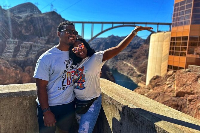Hoover Dam Walk-On-Top Tour w/ Seven Magic Mountains & Vegas Sign - Vegas sign photo stop: quick classic, good timing