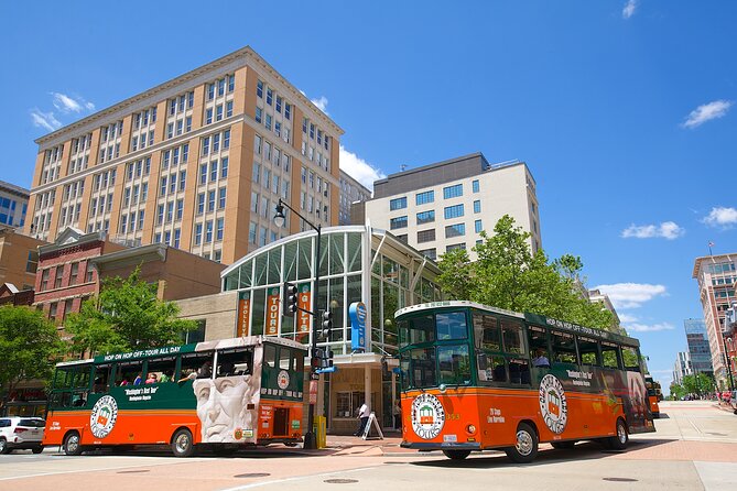 Hop-On Hop-Off 21 Stop Trolley Tour + Arlington Cemetery Tour - Japanese American Memorial, Union Station, and the Capitol complex