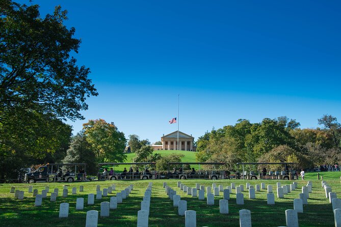 Hop-On Hop-Off 21 Stop Trolley Tour + Arlington Cemetery Tour - Arlington National Cemetery: ID check, walking, and the key emotional moments