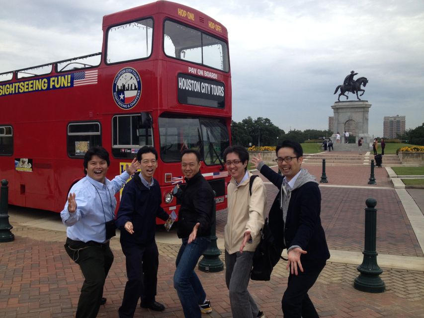 Houston: Guided City Tour by an Open-Top Double Decker Bus - The 80-Minute Downtown Route, Not a Hop-On Hop-Off Day