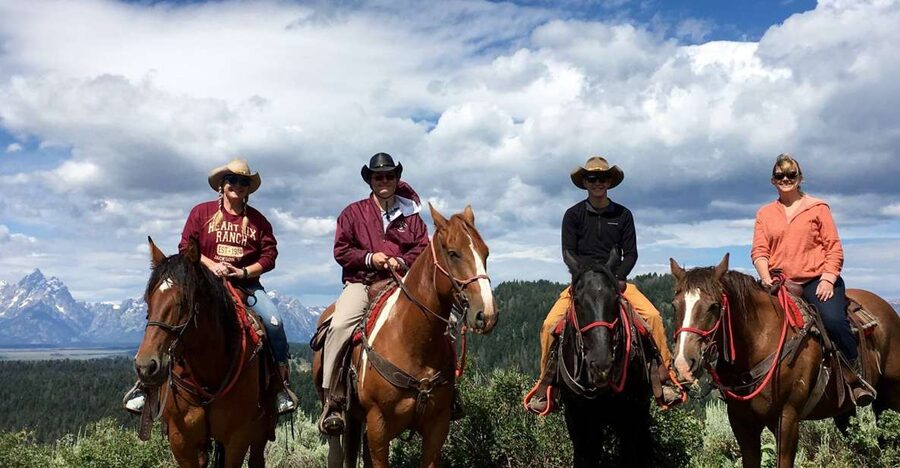 Jackson Hole: Bridger-Teton National Forest Horseback Ride - On Trail: Aspen Groves, Meadows, Pine Forests, and the River Route