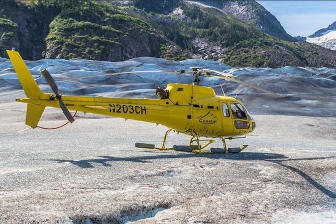 Juneau Shore Excursion: Helicopter Tour and Guided Icefield Walk - The helicopter flight: short hop, serious views over Juneau Icefield
