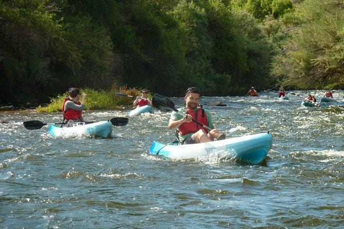 Kayaking the Salt River Foxtail Trip - The one tricky part: swift sections, tipping risk, and how to stay dry-ish