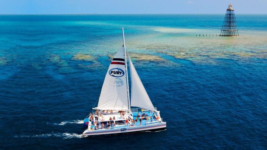 Key West: Reef Snorkeling with Drinks and Sunset Option - Sailing toward the reef: what “scenic views” really means