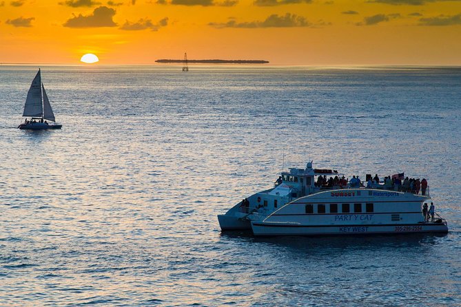 Key West Sunset Cruise: Dinner, Live Music & Drinks Included - Stops on the Route: Mallory Square and a Marine Sanctuary Pass-By