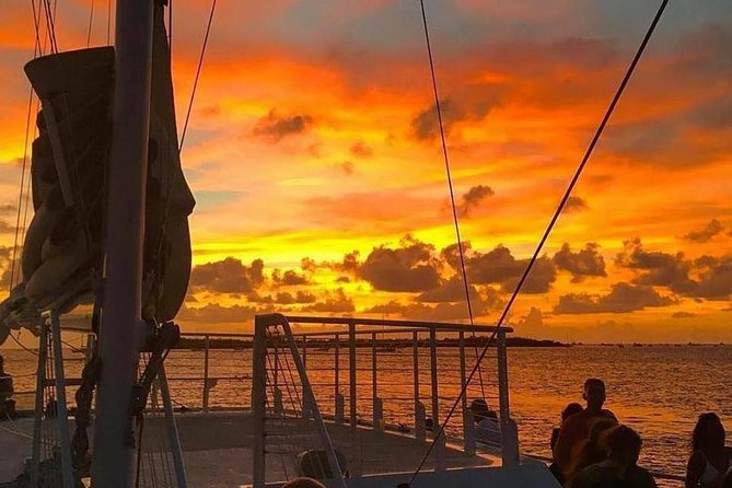 Key West Sunset Sail with Live Music, Drinks and Appetizers - Getting on the Fury Catamaran: Deck Layout and the On-Board Vibe