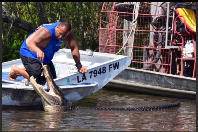 Large Airboat Swamp Tour with Transportation from New Orleans - Barataria Preserve: Your 2 Hours on the 16-Passenger Airboat