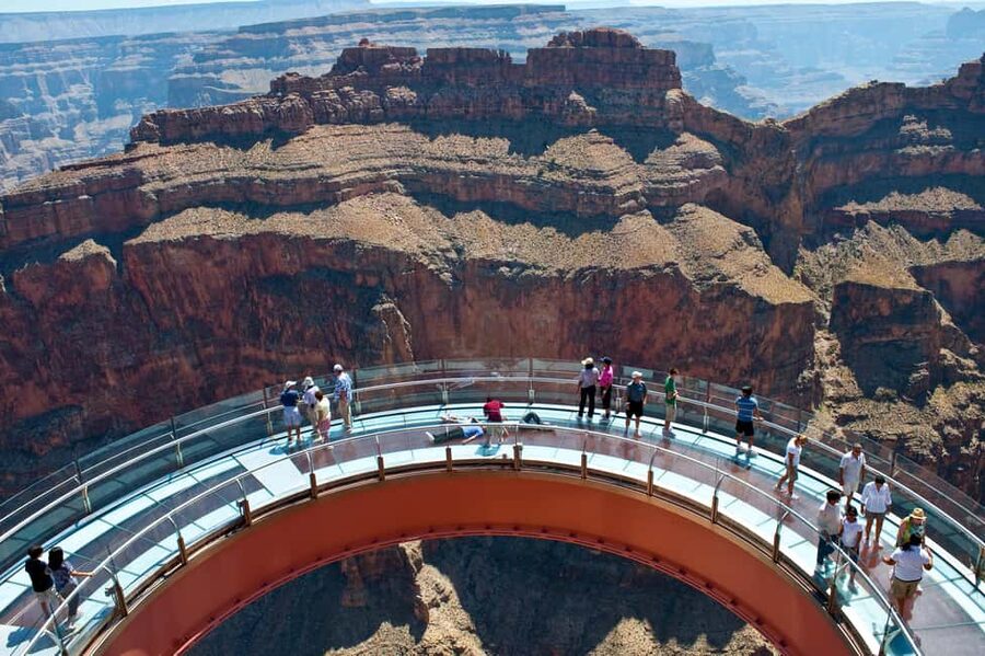 Las Vegas: Grand Canyon West Rim Tour with Optional Skywalk - Guano Point: The Colorado River Below You and a Different Kind of Walk