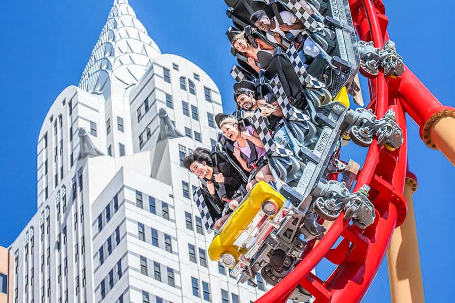 Las Vegas: New York-New York Hotel Big Apple Coaster Ride - Price and value: $25 for one ride plus the extras