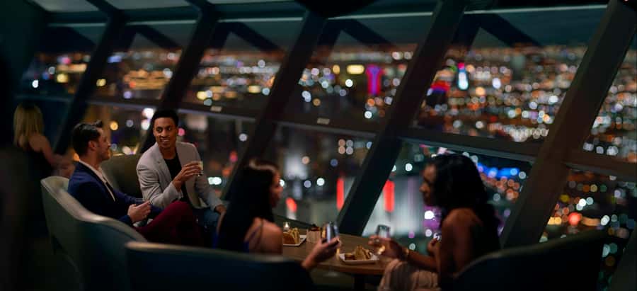 Las Vegas: STRAT Tower Observation Deck Ticket - The Bar, Snacks, and Photo Options Up Top
