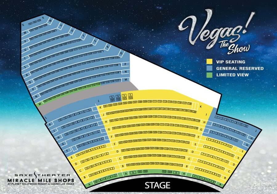 Las Vegas: Vegas! The Show Ticket - Entering the Saxe Theater and the Neon Boneyard Moment