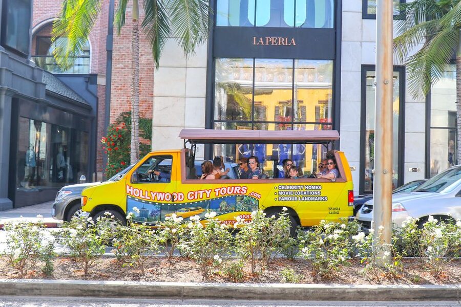 Los Angeles: Hollywood & Celebrity Homes Open-Air Bus Tour - Hollywood Sign views, the moment everyone wants
