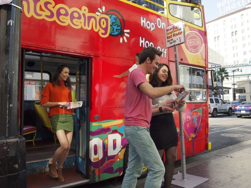 Los Angeles: Hop-On Hop-Off Bus Tour with Audio Guide - Hollywood Red Route: Walk of Fame, TCL Chinese Theatre, and Rodeo Drive