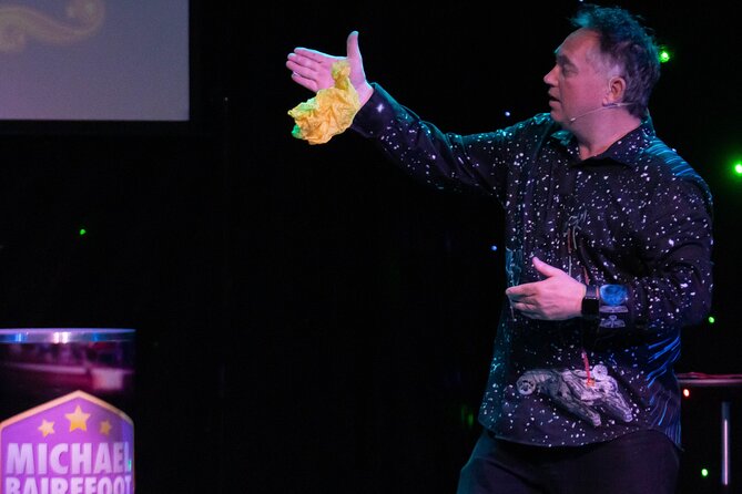 Magic & Comedy Show Starring Michael Bairefoot - The magic to watch for: cards, coins, and the sleight-of-hand wow