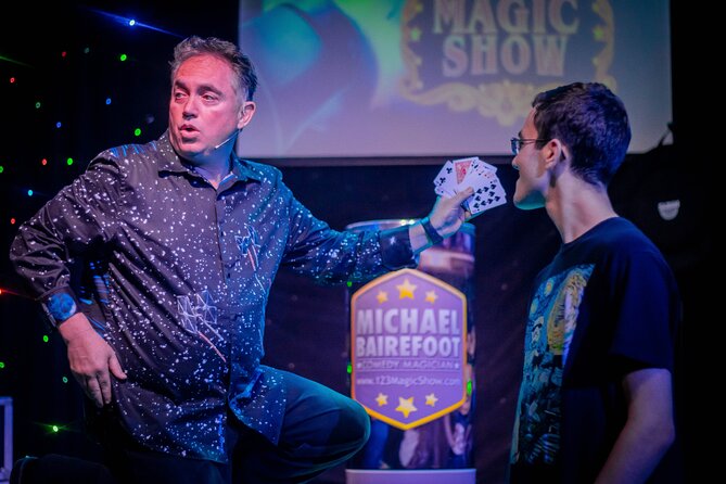 Magic & Comedy Show Starring Michael Bairefoot - What the show feels like: music, magic, and comedy with real interaction