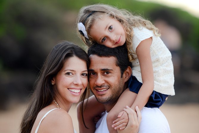 Maui Family and Couple Beach Photo Session - Photographer match: you might get Shizen, Felix, Sara, Frank, Ian, Nicole, or Brandon