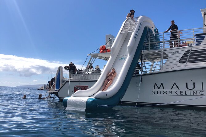 Maui: Molokini & Turtle Town Snorkel & Waterslide Adventure - Lani Kai II and the 20-Foot Waterslide: Snorkeling Breaks with Big Energy