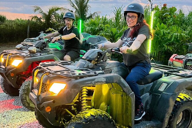 Miami (Bad A") Glow in the Dark ATV Riding Experience #1TOP Rated - The ride itself, headlights, trail turns, and that night-sky payoff