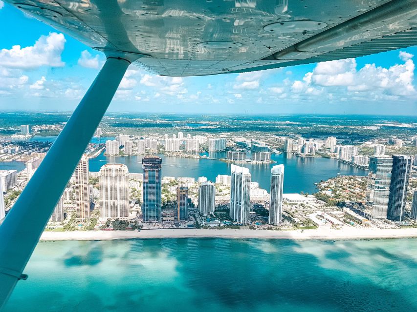 Miami Beach: South Beach Private Airplane Tour with Drinks - Weather, route changes, and real-world timing