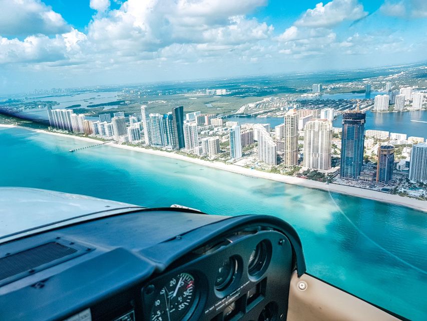 Miami Beach: South Beach Private Airplane Tour with Drinks - From check-in to takeoff at Miami Executive Airport