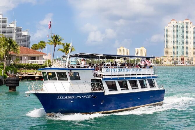 Miami Biscayne Bay rich and famous Sightseeing Boat Tour - From Venetian Islands to Miami’s million-dollar “next door”