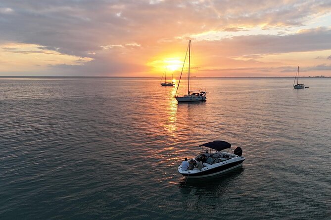 Miami Boat Tour –Day and Night Cruises with Champagne - The Route: Rickenbacker Causeway and Skyline Bay Views