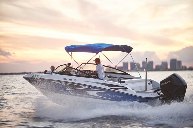 Miami Boat Tour –Day and Night Cruises with Champagne - Your Music, Your Drinks, and Champagne on Request