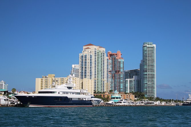 Miami Boat Tour of Celebrity Homes - South Beach and the Venetian Causeway, glamour plus geometry
