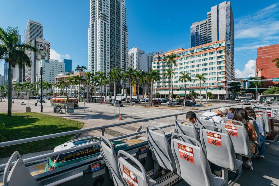 Miami: Half-Day Open-Top Bus Tour Plus Biscayne Bay Cruise - South Beach and downtown passing points: fast orientation with useful commentary