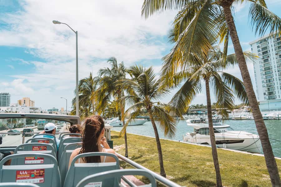 Miami: Hop-on Hop-off Open-top Bus Tour and Optional Cruise - Key highlights to know before you go