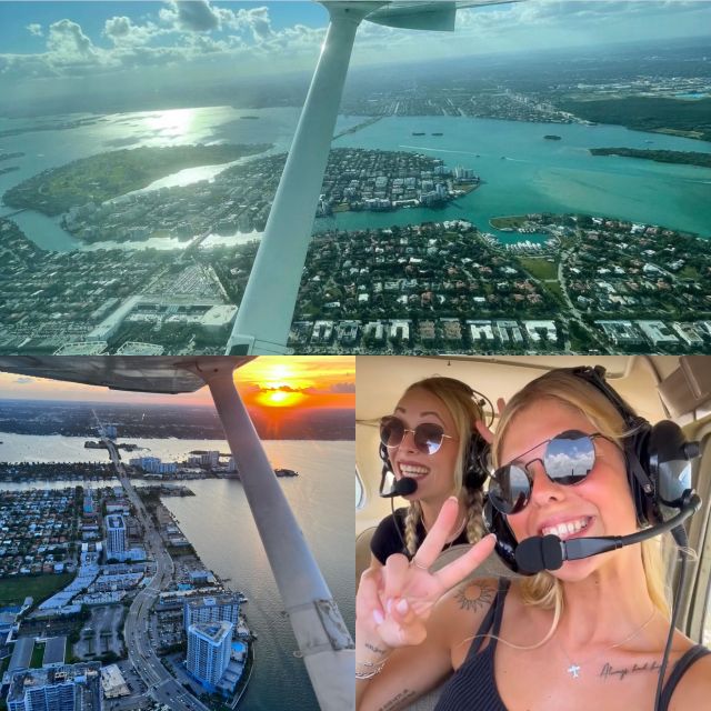 Miami: South Beach Private 35-Minute Guided Flight Tour - Who Flies You: Certified Flight Instructors With English and Spanish Narration