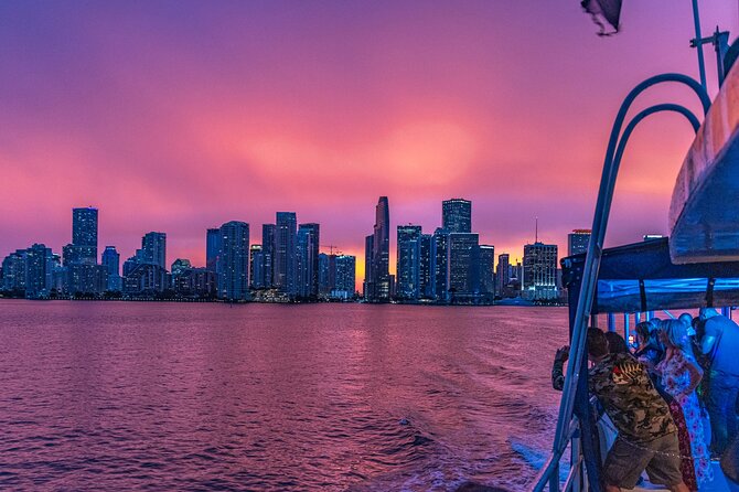Miami Sunset and City Lights Cocktail Cruise - Where The Cruise Goes: Stadium, Islands, Mansions, Yachts