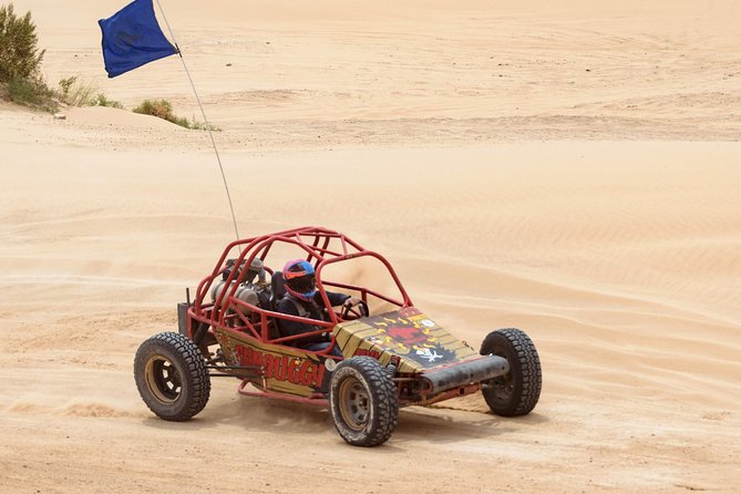 Mini Baja Chase Dune Buggy Adventure in Las Vegas - Stop 1 at SunBuggy Fun Rentals: check-in, lockers, and the first test