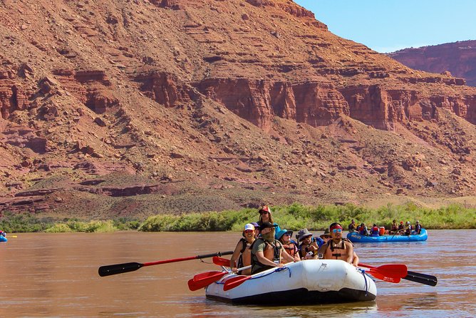 Moab Afternoon Half Day Rafting Trip - Colorado River - Getting started at Kane Creek and riding out to the river