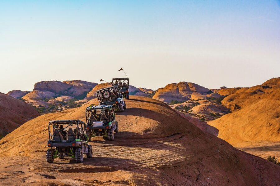 Moab: Hell's Revenge UTV 4x4 Guided Adventure - Devil’s Backbone and the slickrock roller-coaster sections