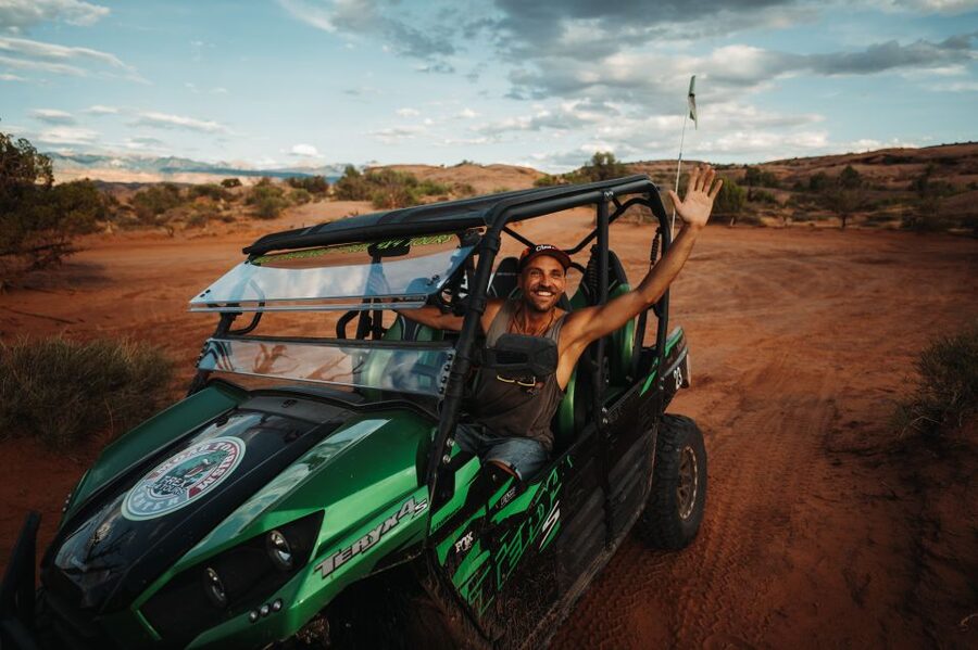 Moab: Hell's Revenge UTV 4x4 Guided Adventure - Echo Canyon, also called Abyss Canyon: where the walls feel close