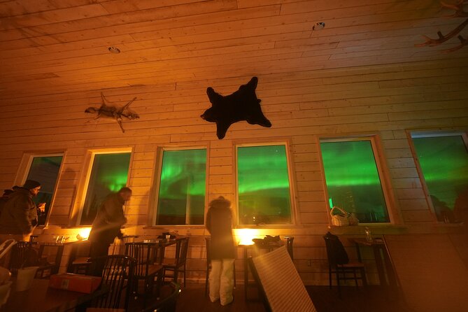 Mountaintop 360° Best Alaskan Cabin with Photography @Aurora Camp - What you get, and what it means at night in Fairbanks