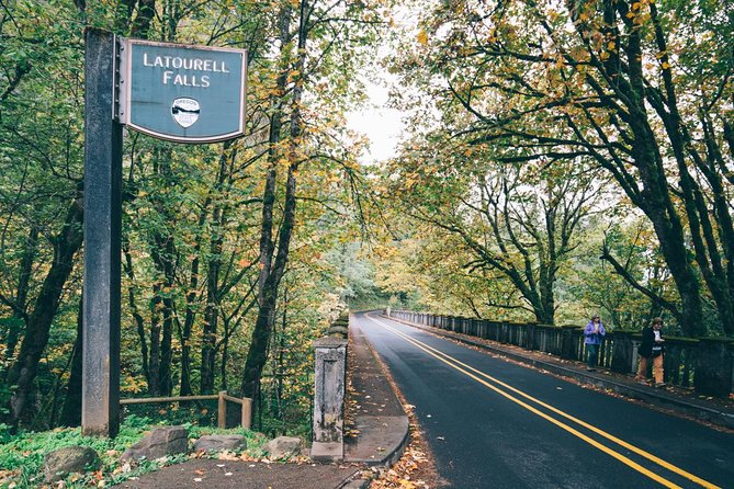 Multnomah Falls and Columbia River Gorge Waterfalls Tour Morning - Latourell Falls: basalt cliffs and a 249-foot plunge