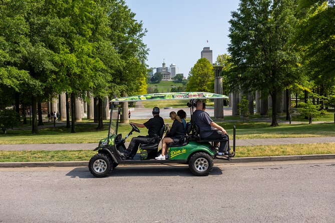 Murals of Nashville Instagram Tour by Golf Cart - Comfort and sound: open-air fun, with a couple real-world issues